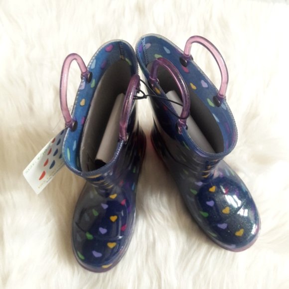 Kids Light-Up Rain/Snow Boots (Hearts) - Picture 5 of 6